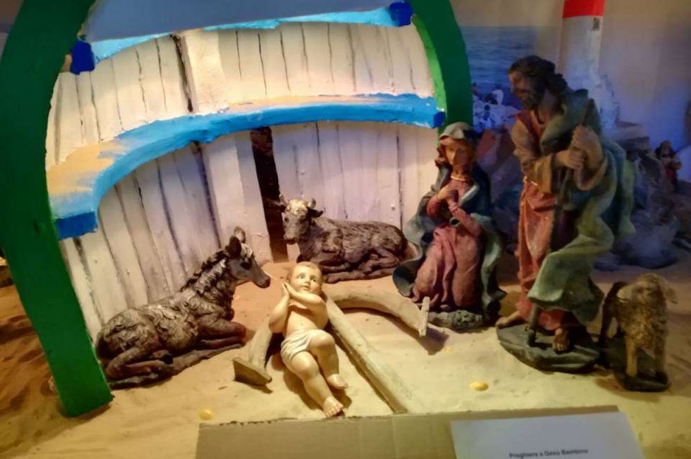 Presepe del Santuario Madonna della Neve, Frosinone. Postato da Rosario Castellino