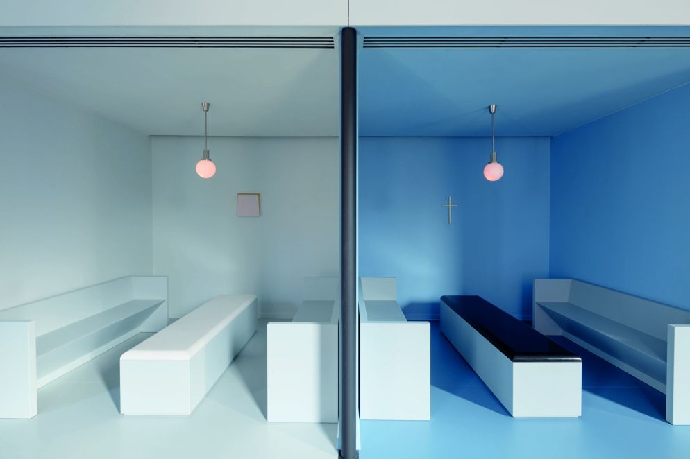 Ettore Spalletti, sala del commiato di Villa Serena - Città Sant'Angelo (Pescara)