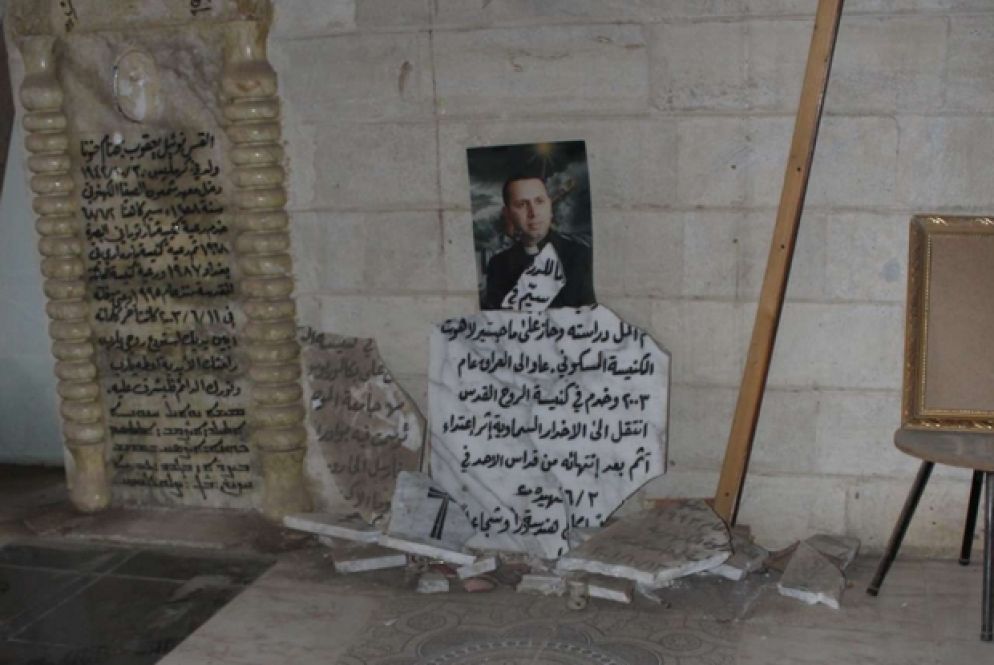 La tomba di padre Gani a Karamles