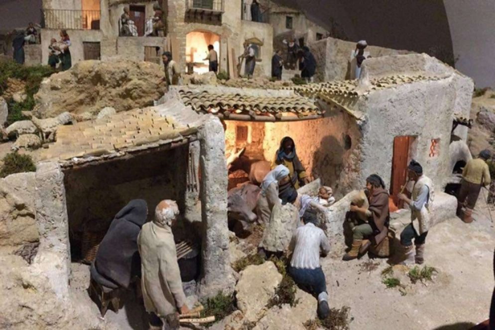 Presepe del maestro Roberto Vanadia, complesso Gioeni chiesa di San Giorgio  Agrigento