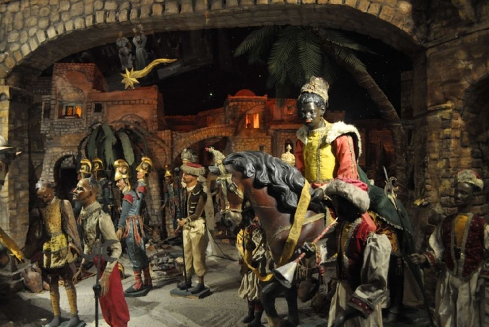 I Re Magi del presepe del Santuario della Madonnetta, Genova (foto Molinari)