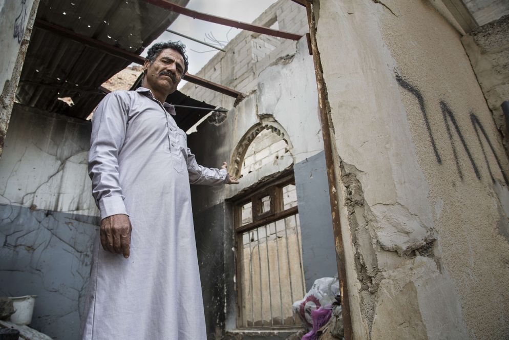 I continui bombardamenti della coalizione filosaudita hanno distrutto abitazioni, scuole, ospedali  (Oxfam - Gabreez)