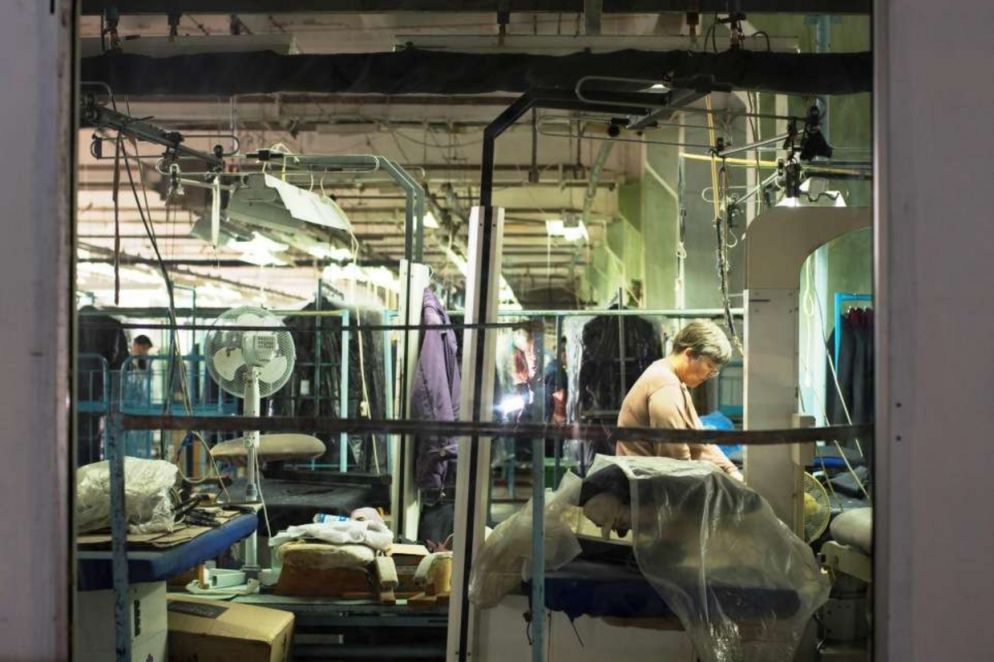 Fabbrica tessile ucraina