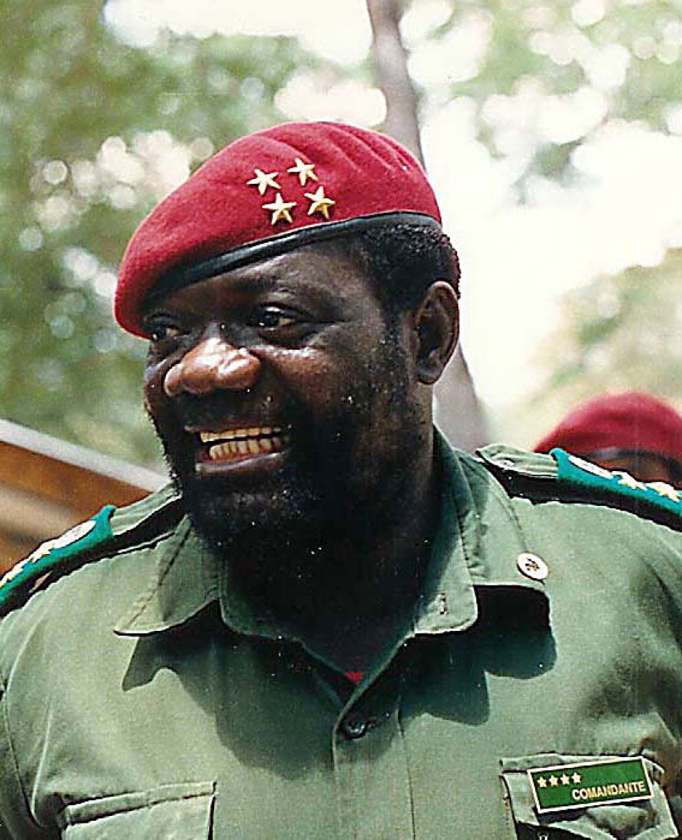 Il guerrigliero angolano Jonas Savimbi