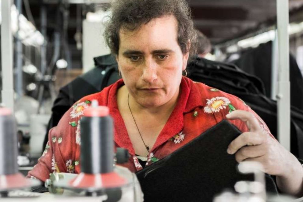 Lavoratrice tessile ucraina