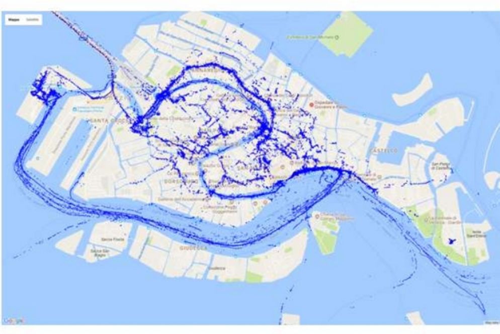 Ricostruzione della mobilità verso piazza San Marco in occasione dell’ultimo carnevale di Venezia
