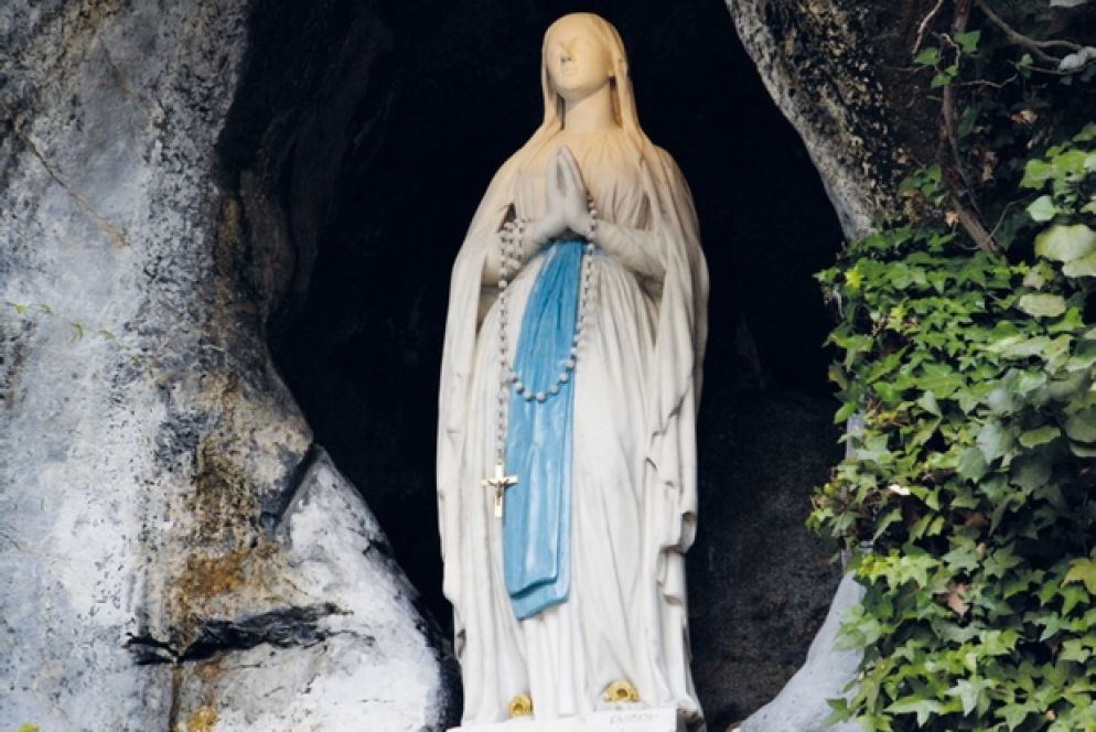La grotta di Lourdes