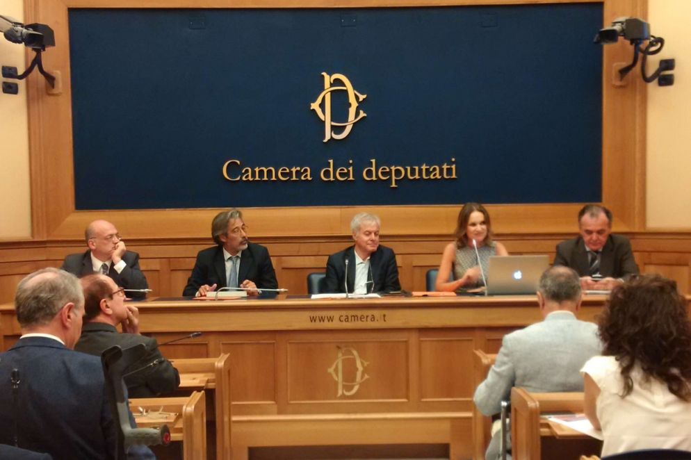 Un momento della presentazione dell'Osservatorio Isnet alla Camera dei deputati