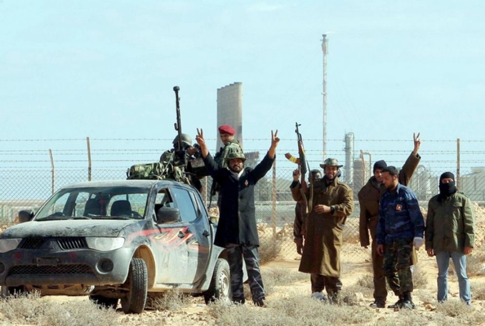 Gli uomini di Haftar durante un'operazione la scorsa primavera