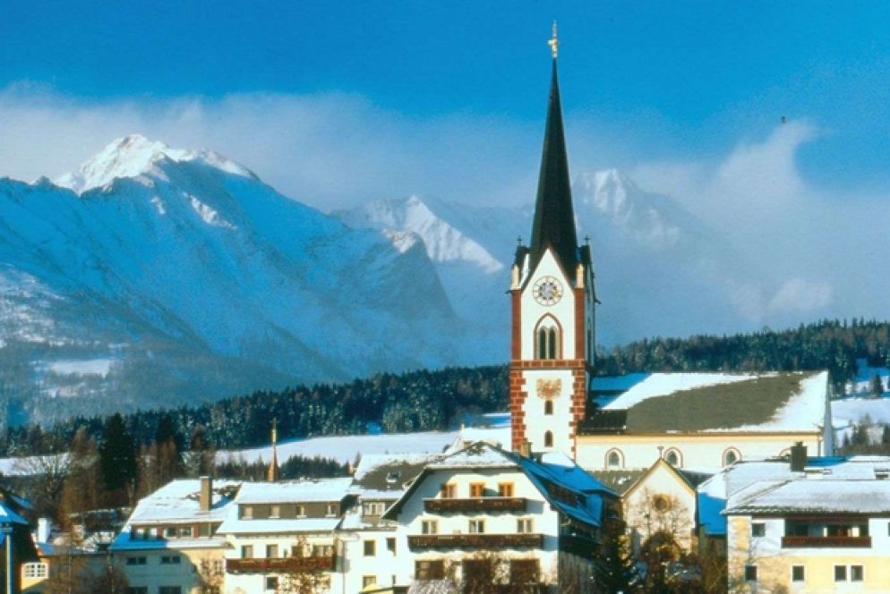 La cittadina austriaca di Mariapfarr dove venne scritto il testo della canzone nel 1816