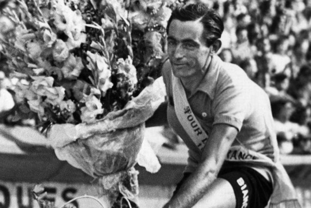 Fauto Coppi vincitore di tappa al Tour de France (WikiCommons)