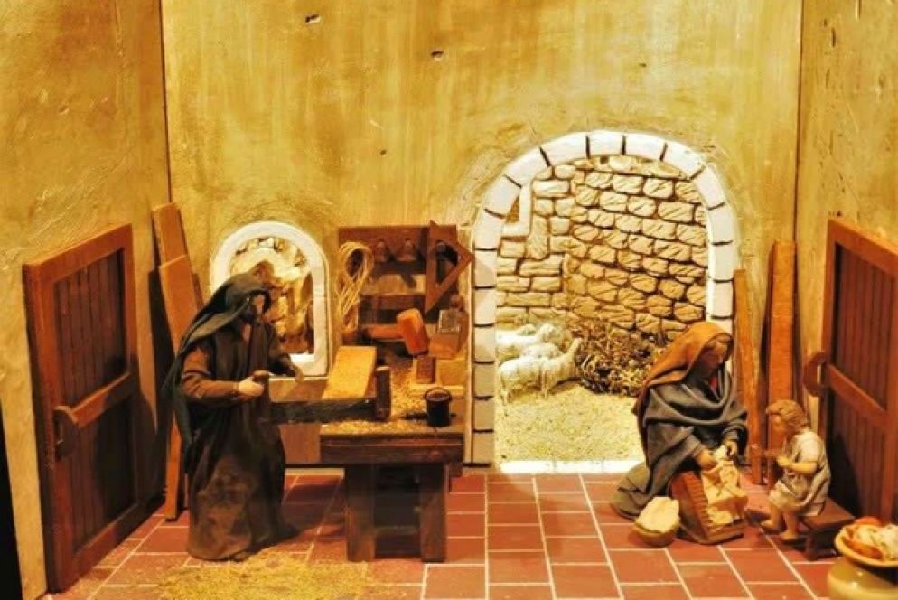 Presepe biblico: "Gesù cresceva in età, sapienza e grazia" (foto Presepe biblico di Baggio)