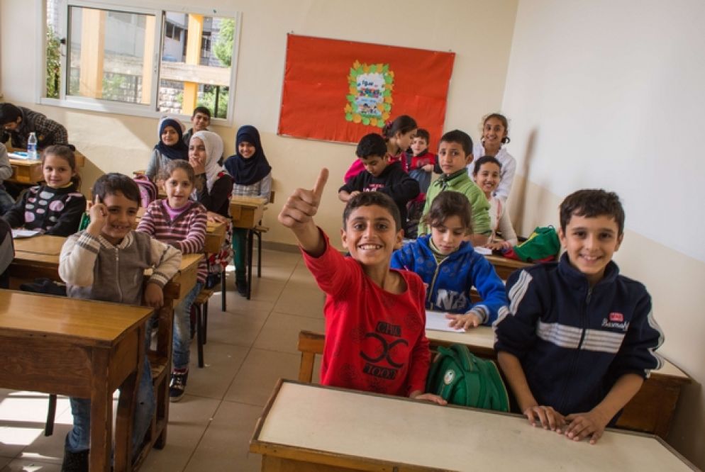 Rmeyle, Libano. Una delle classi del centro socio educativo “Fratelli Rmeyle”.