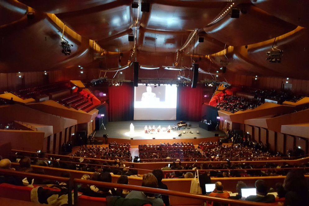 La sala Santa Cecilia all'Auditorium Parco della Musica di Roma