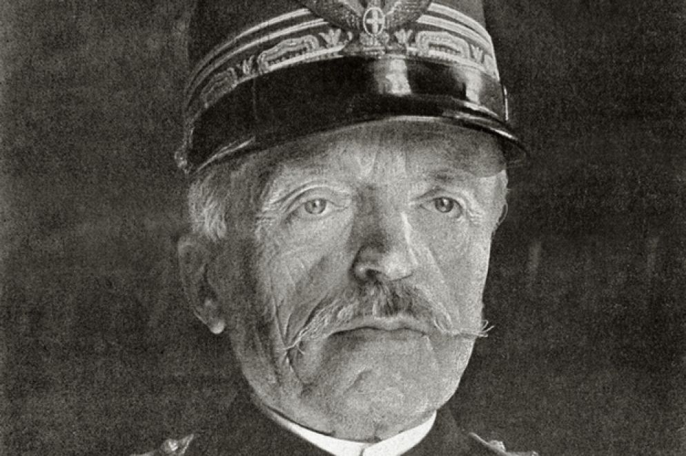 Il generale Cadorna, comandante in Capo delle armate italiane