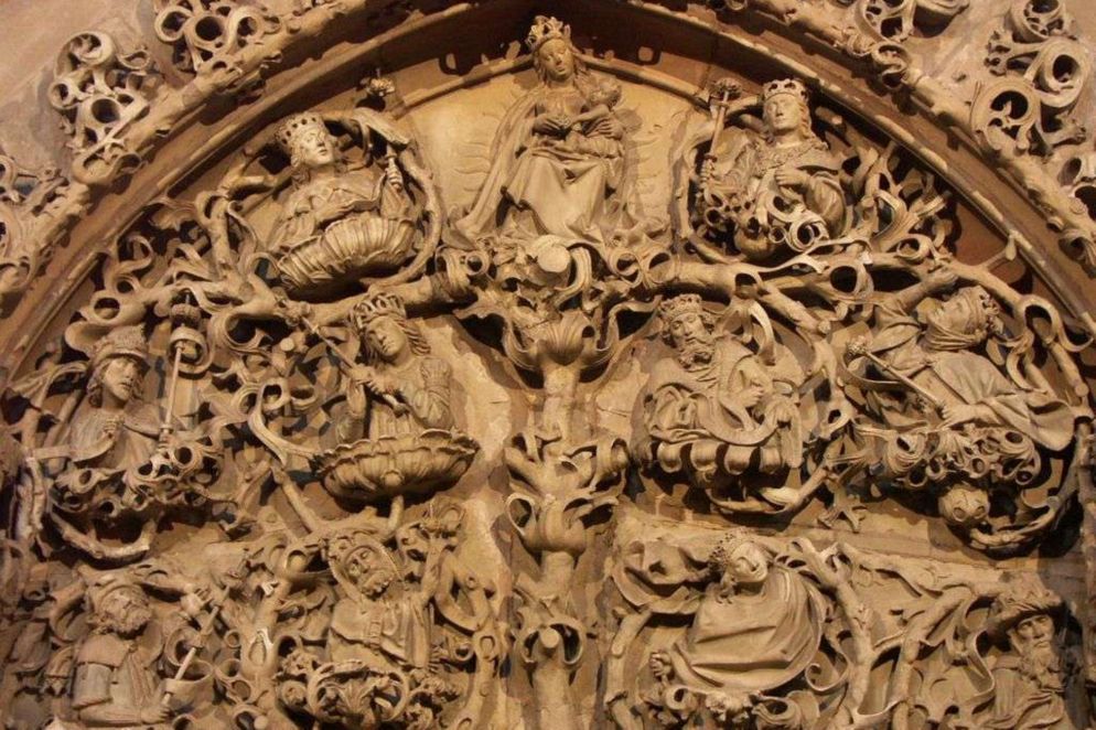 "L'albero di Jesse" nella Cattedrale di Worms in Germania
