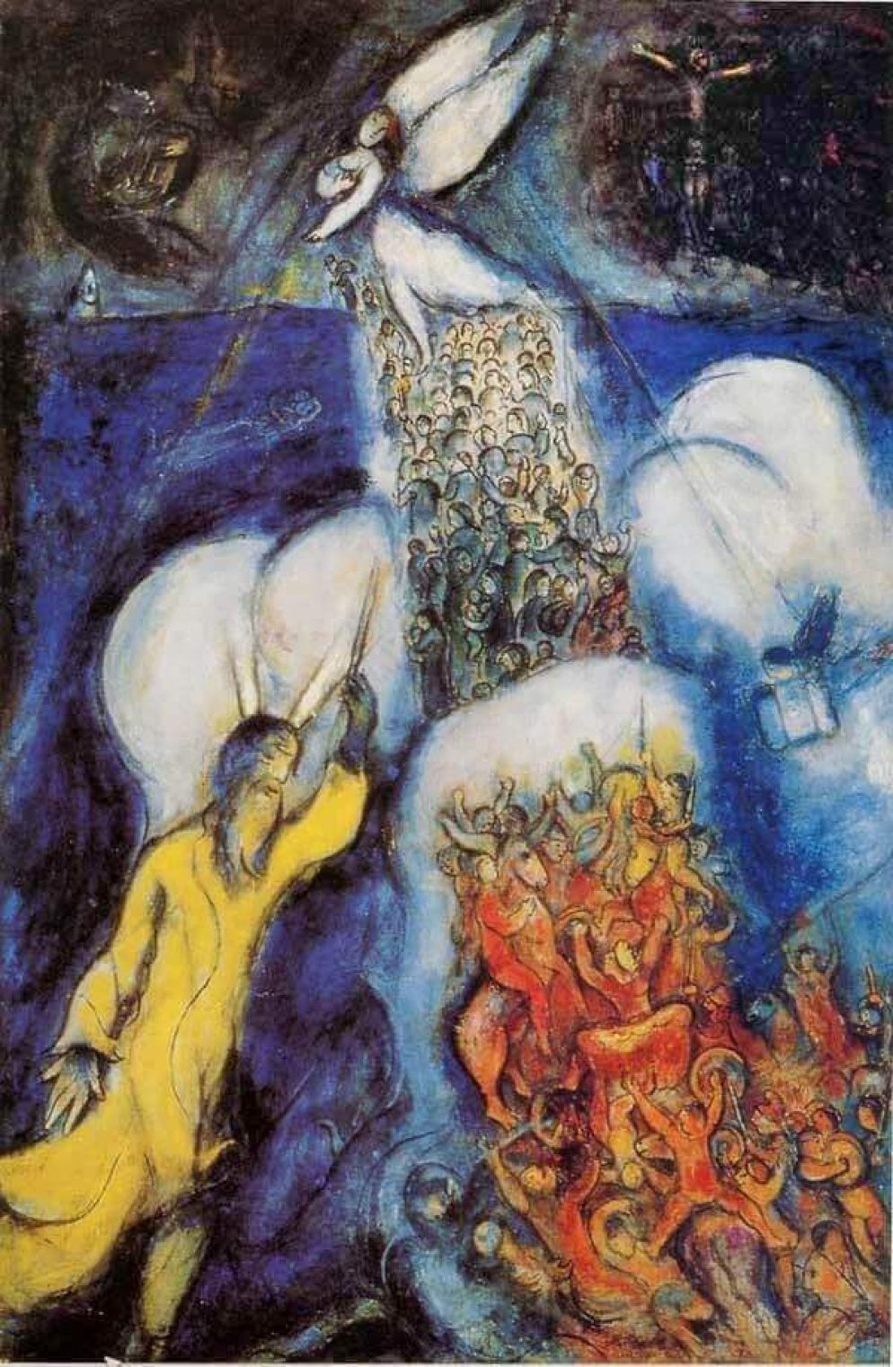 "Il passaggio del Mar Rosso" di Marc Chagall
