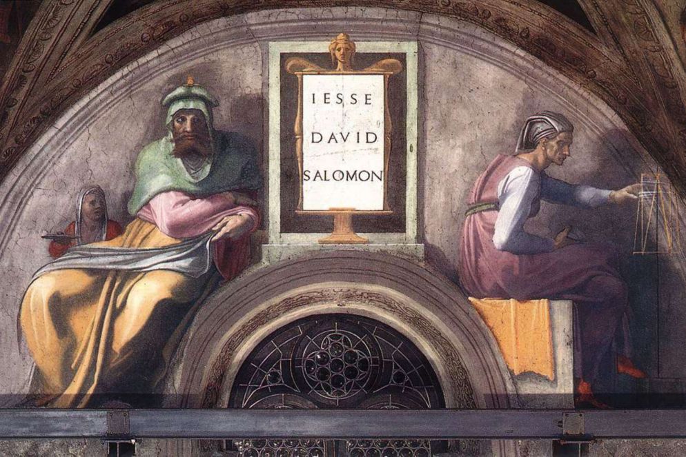 "Gli Antenati di Cristo" di Michelangelo nella Cappella Sistina