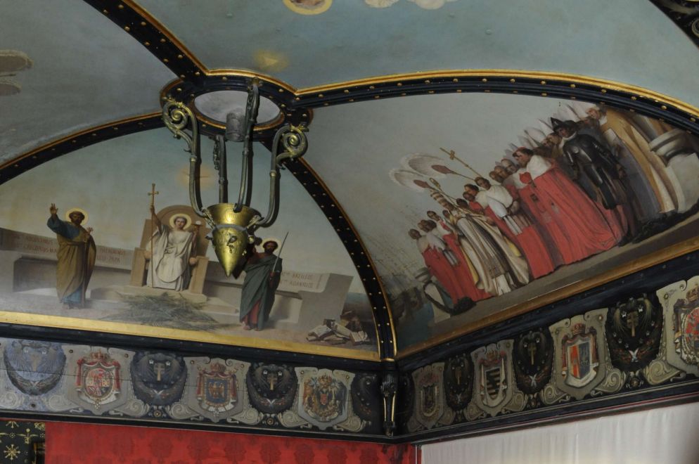 Particolare del soffitto