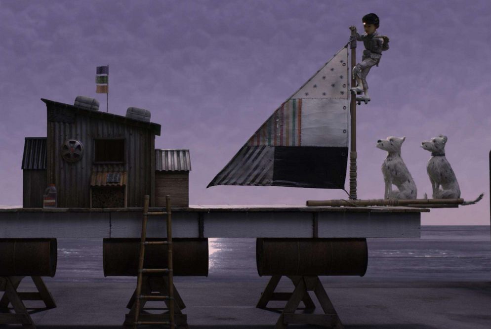 Una scena di "L'isola dei cani", film d’animazione di Wes Anderson che ha aperto il 68° Festival dei Berlino e che uscirà nelle sale italiane a maggio (Ansa)