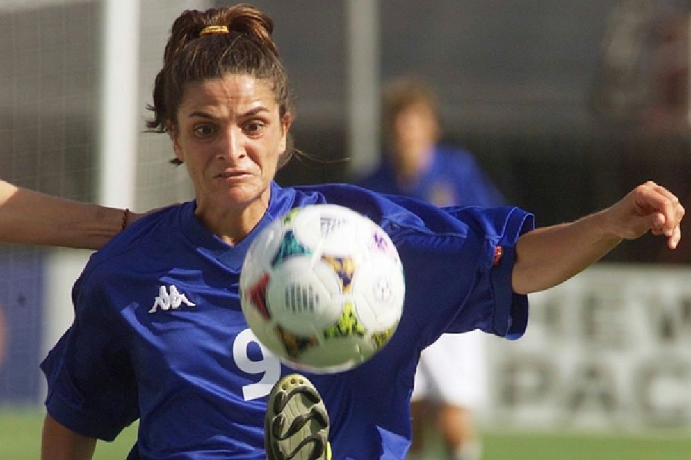 Patrizia Panico durante la partecipazione ai mondiali femminili Usa, nel 2014 (Ansa)