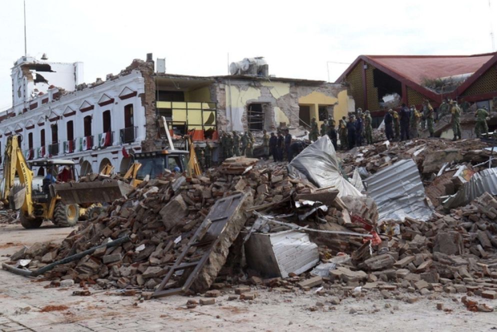 Altre devastazioni nel Oaxaca (Ansa)