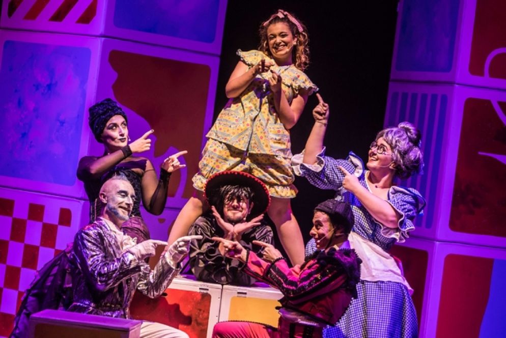 Una scena del nuovo musical "Il magico zecchino"