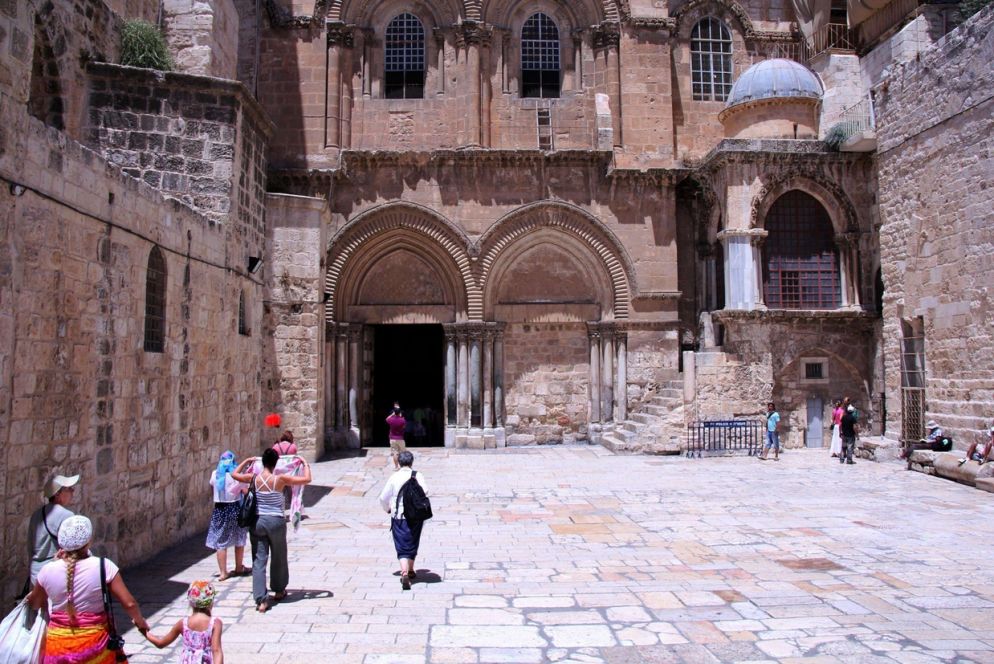 La Basilica del Santo Sepolcro a Gerusalemme (Foto dell'archivio Ansa / Francesco Gerace)