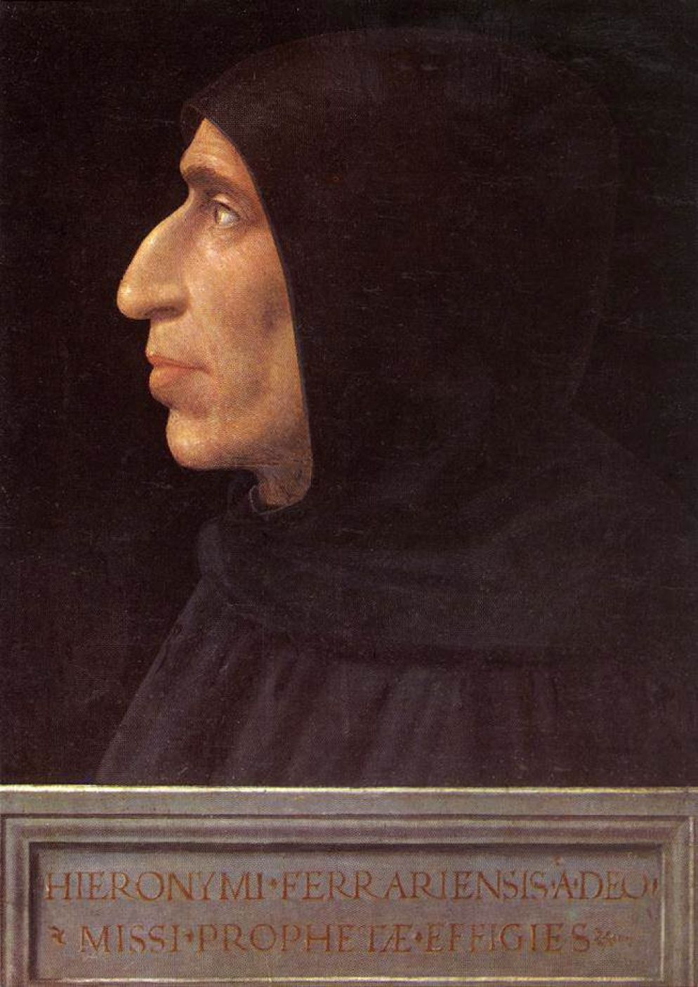 Una delle più note immagini del frate ferrarese e servo di Dio Girolamo Savonarola
