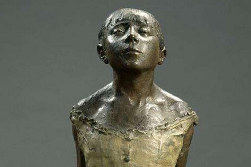 Edgar Degas, Ballerina di 14 anni (particolare del volto)