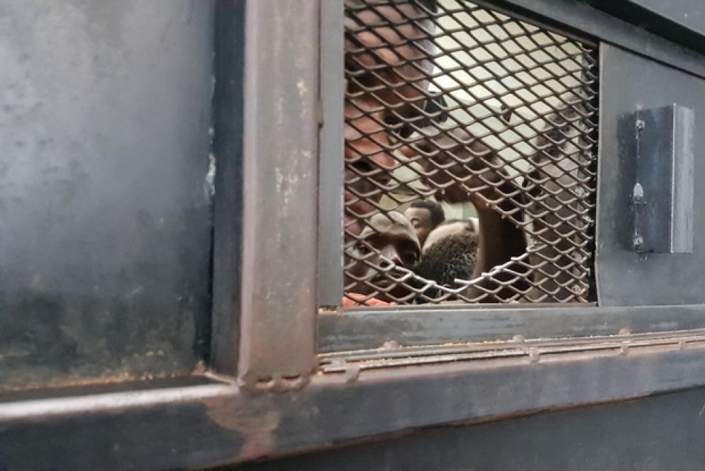 Un'immagine del centro detenzione migranti di Zawiya, a 30 km da Tripoli