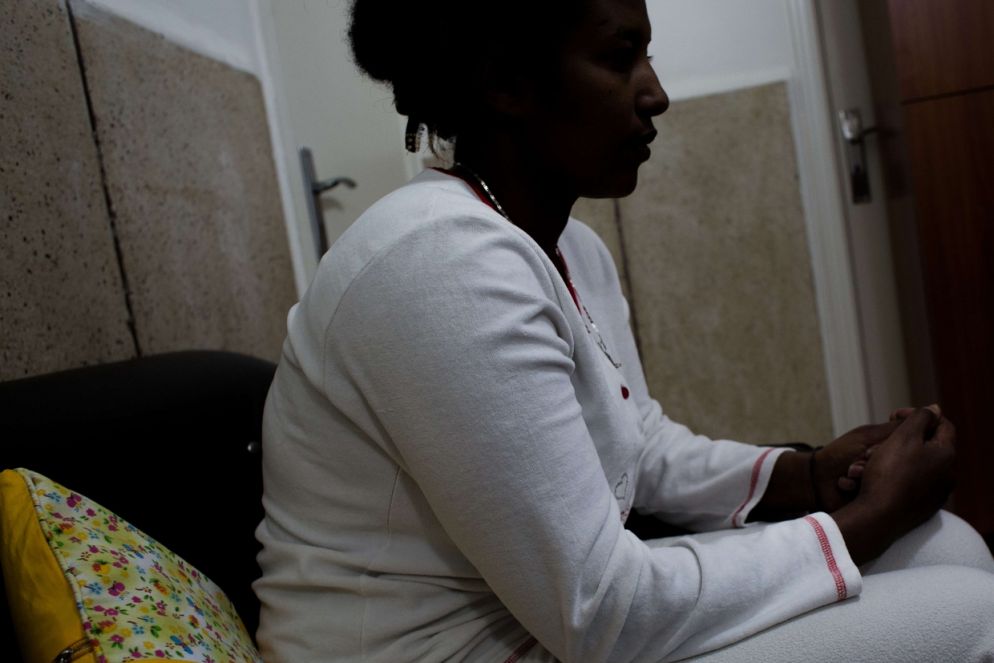 Mount Beirut, Libano. Sandrine all'interno del centro sociale di Caritas Libano (Foto Arianna Pagani)
