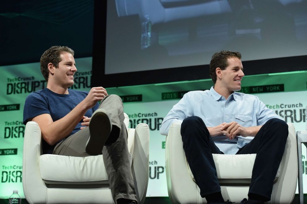 I gemelli Tyler e Cameron Winklevoss, grandi investitori di bitcoin (TechCrunch, https://flic.kr/p/ssEVqd)