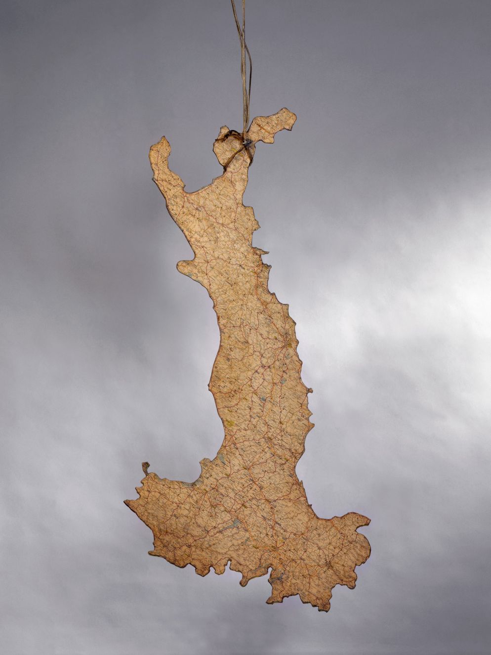 Luciano Fabro, "Italia d'oro, Italia fascista", 1968