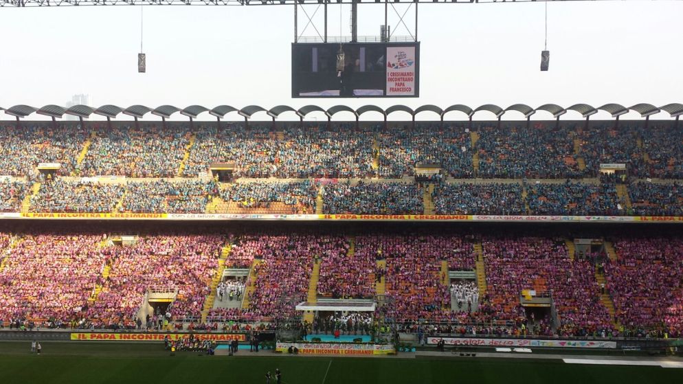 San Siro aspetta il Papa