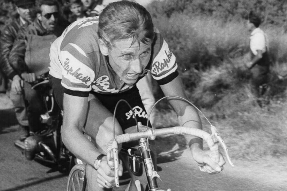 Il campione francese Jacques Anquetil