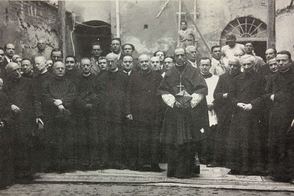 L’allora cardinale Pacelli In basso, Carlo Maria Curci, fondatore della rivista dei gesuiti (La Civiltà Cattolica)