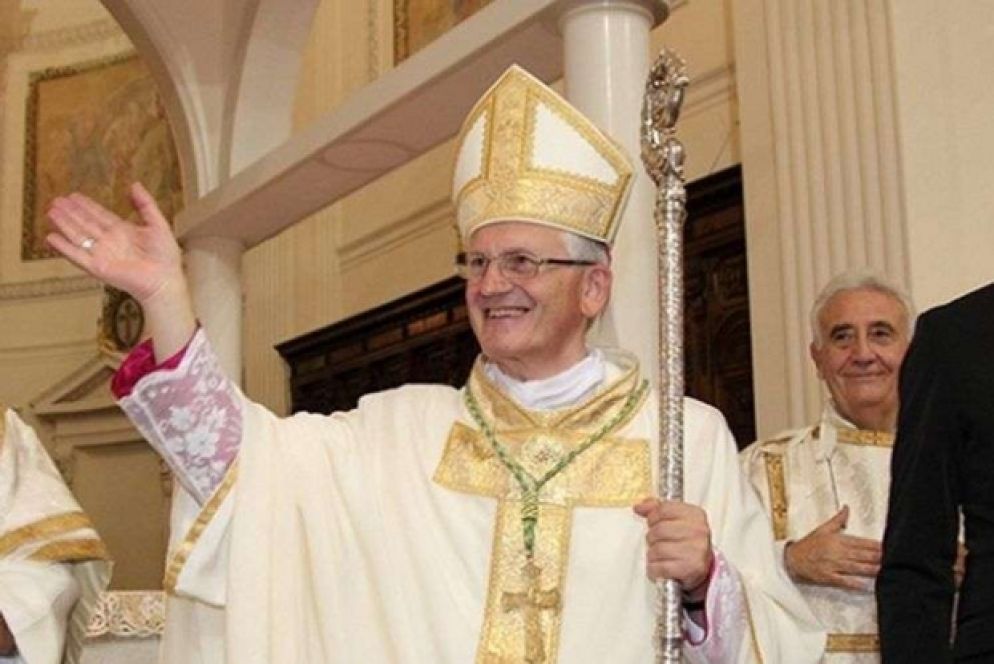 Il vescovo di Trapani, Pietro Maria Fragnelli