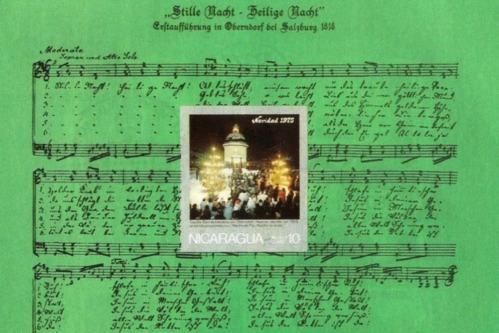 Un francobollo in Nicaragua celebra "Stille Nacht"