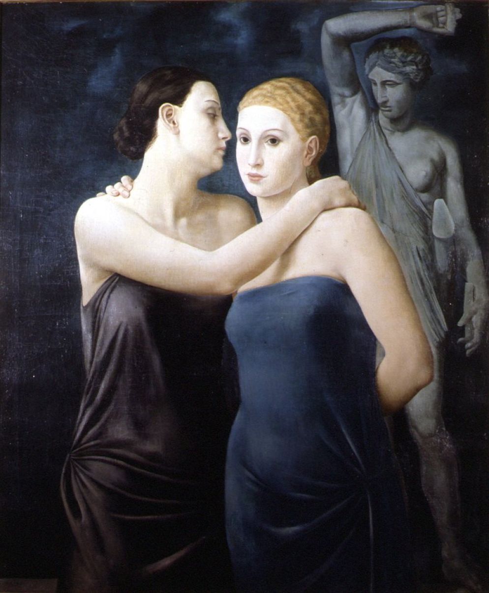 Ubaldo Oppi, “Le due amiche” (1924)