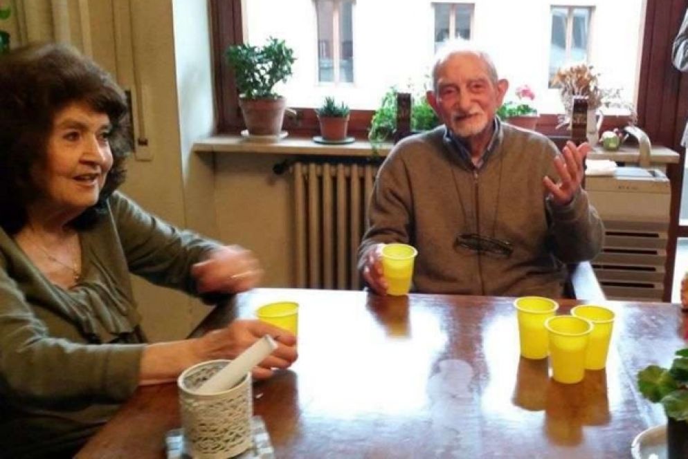 Il religioso comboniano padre Michele Bonfitto nella sede dei comboniani a Firenze