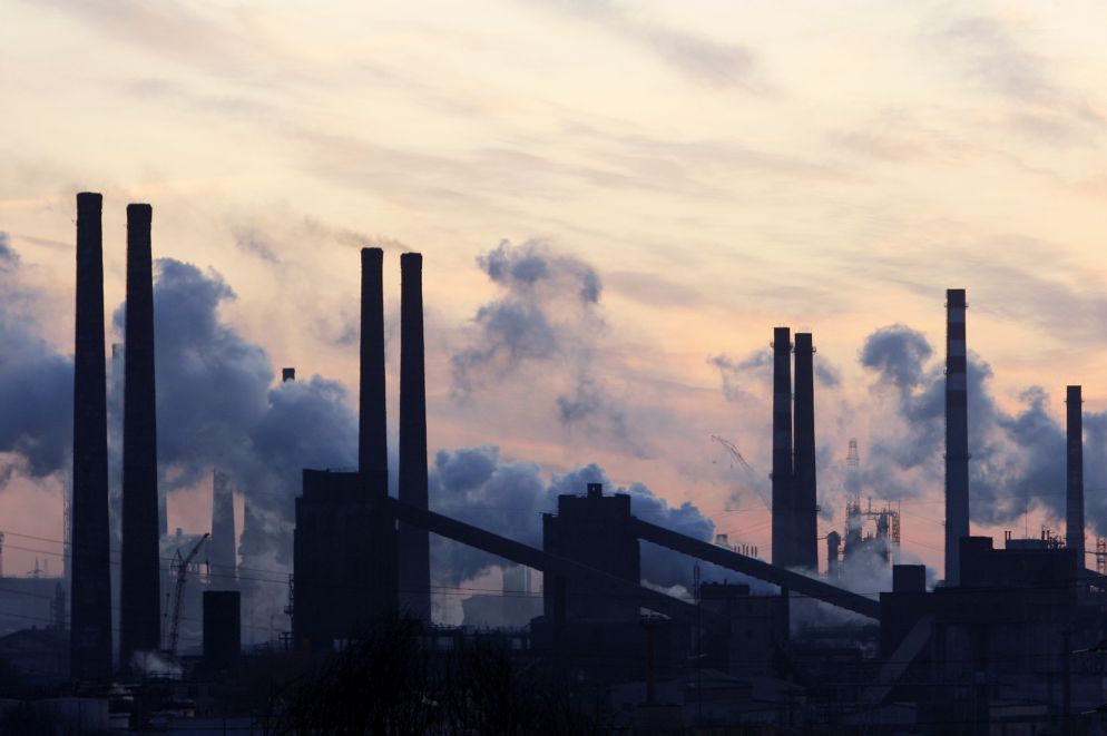 Ciminiere di un'acciaieria in Ohio