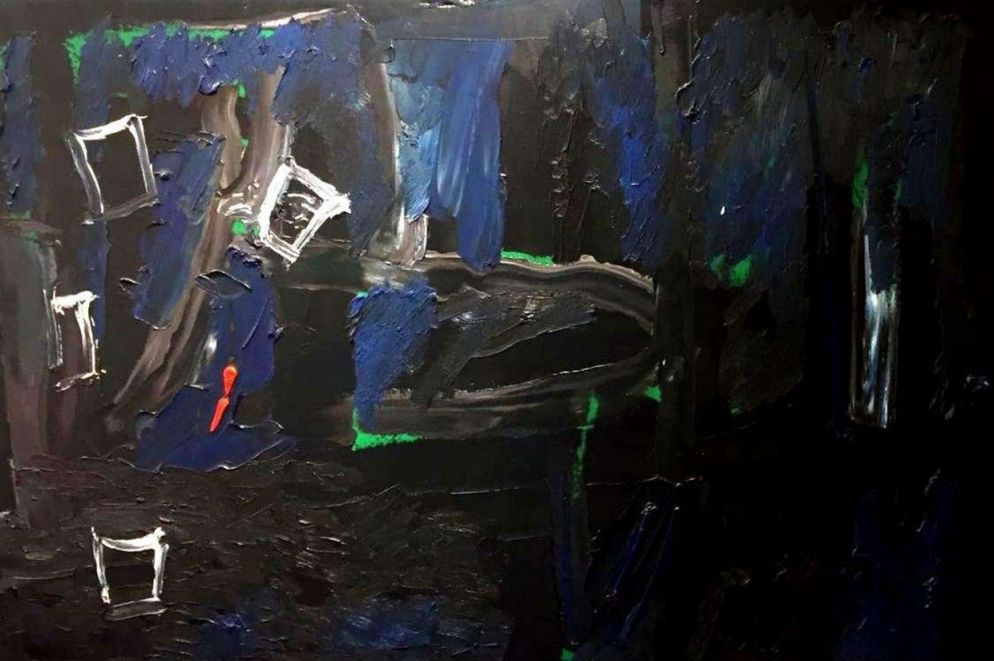 «Volevo uscì» Maurizio di Salvo (acrilici e olio su tela)