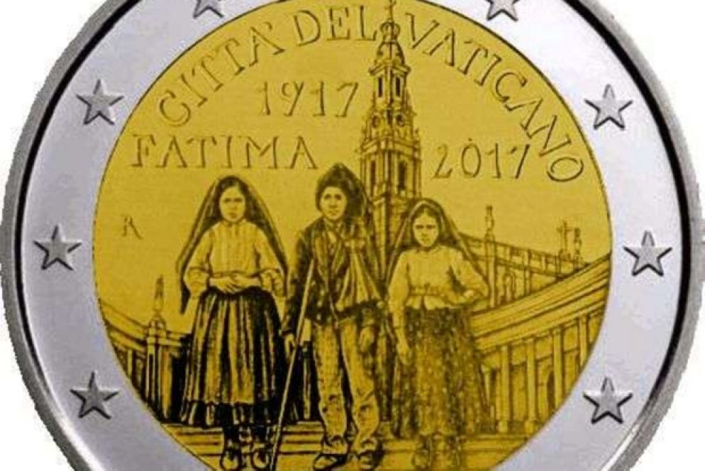 Il 2 euro commemorativo vaticano su Fatima