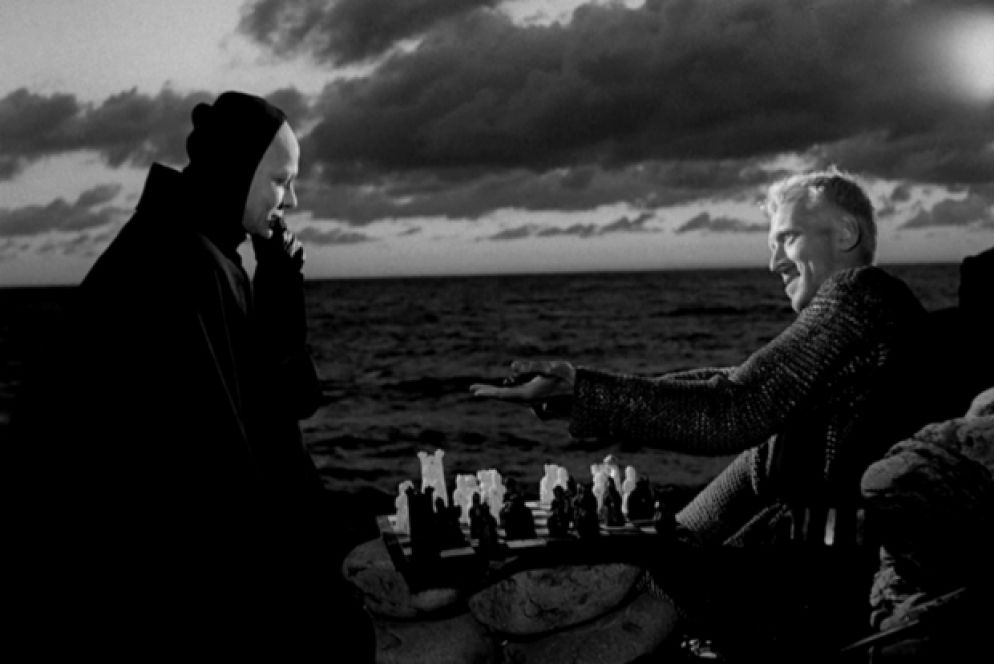 La celebre partita a scacchi del film “Settimo sigillo” di Ingmar Bergman