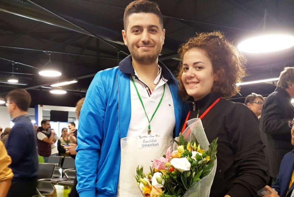 Luna di miele in Italia per Youssef e Arev, profughi sposi da una settimana (foto L. Liverani)