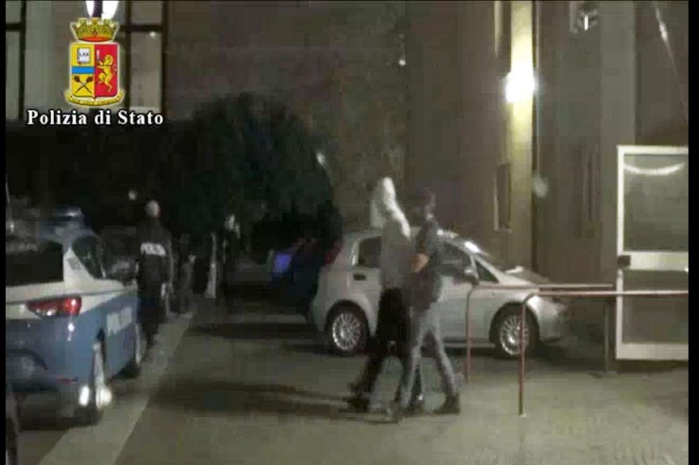 Immagini dell'assesto di Anis Hannachi sabato a Ferrara