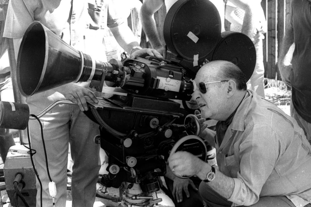 Roberto Rossellini dietro la macchina da presa