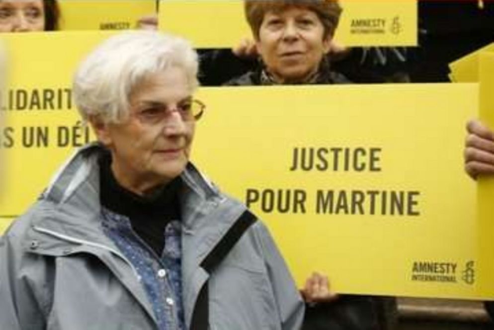 Martine Landry, attivista di Amnesty, sarà in Tribunale a Nizza, in Francia, il 14 febbraio: è sotto accusa per "aver facilitato l'entrata in Francia di due minori stranieri in situazione irregolare" attraverso la frontiera di Ventimiglia. (Twitter)