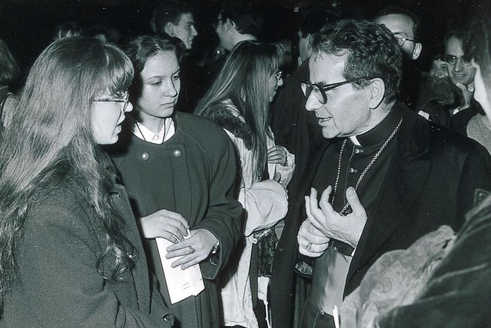 Carlo Caffarra negli anni da arcivescovo di Ferrara-Comacchio (archivio Avvenire)